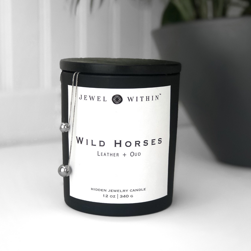 Wild Horses Necklace Candle